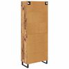 vidaXL Hoge kast met lade 2 pcs Oud Hout 69,5 x 34 x 180 cm