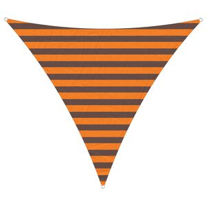vidaXL Zonneschaduwzeil Oranje en Bruin 2 x 2 x 2 m