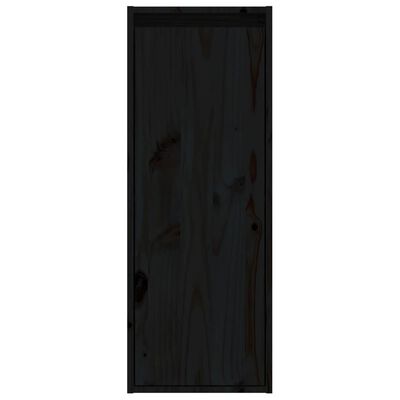 vidaXL Tv-meubelen 4 st massief grenenhout zwart