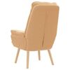 vidaXL Fauteuil Beige 69 x 74 x 93 cm Sherpa Stof
