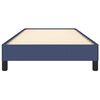 vidaXL Bedframe zonder matras 100x200 cm stof blauw