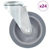 vidaXL 24 st Zwenkwielen met boutgaten 100 mm