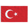 vidaXL Vlag Turkije 90x150 cm