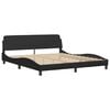 vidaXL Bedframe "Dover" kunstleer zwart 180x200 cm