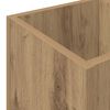 vidaXL Paraplu Standaard Artisan Eiken 25 x 24,5 x 64 cm Bewerkt hout