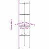 vidaXL Tomatenkooi 6 st 154 cm staal en polypropeen