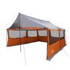 vidaXL Gezinstent Grijs en Oranje 450 x 400 x 265 cm