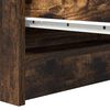 vidaXL Dressoir 37,5x35x76 cm bewerkt hout gerookt eikenkleurig