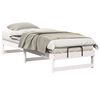 vidaXL Bedframe Wit 80 x 210 cm Massief grenenhout