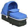vidaXL Kinderwagen 2-in-1 aluminium blauw en zwart