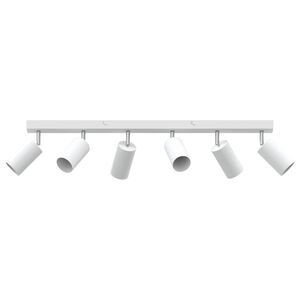 vidaXL Plafondspot met schijnwerpers Wit 73 x 6 x 16 cm Metaal