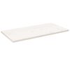 vidaXL Tafelblad rechthoekig 110x60x2,5 cm massief grenenhout wit