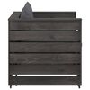 vidaXL 2-delige Loungeset met kussens grijs ge&iuml;mpregneerd hout