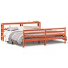 vidaXL Bedframe zonder matras massief grenenhout wasbruin 180x200 cm