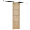 vidaXL Schuifdeur ORKDAL Naturel 61 x 198,5 cm Massief grenenhout