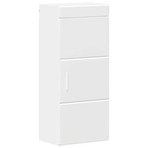 vidaXL Badkamer wandkast TULUM Wit 37 x 24,5 x 86 cm Bewerkt hout