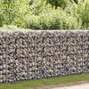 vidaXL Gabion mand 150x50x100 cm gegalvaniseerd staal