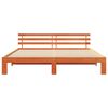 vidaXL Bedframe Wasbruin 200 x 200 cm Massief grenenhout