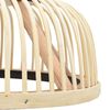 vidaXL Hanglamp halfrond 40 W E27 34x14,5 cm bamboe