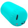 vidaXL Gymnastiekrol met pomp opblaasbaar 100x60 cm PVC groen