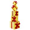 vidaXL Geschenkdoos kerstdecoratie 5 st 125 LED's Warmwit
