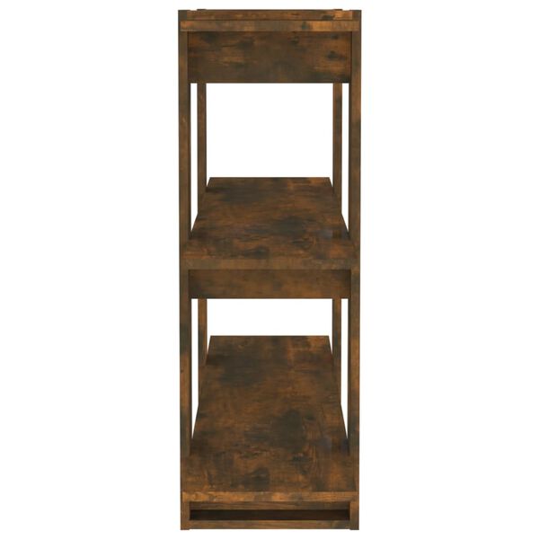 vidaXL Boekenkast/kamerscherm 100x30x87 cm gerookt eikenkleurig