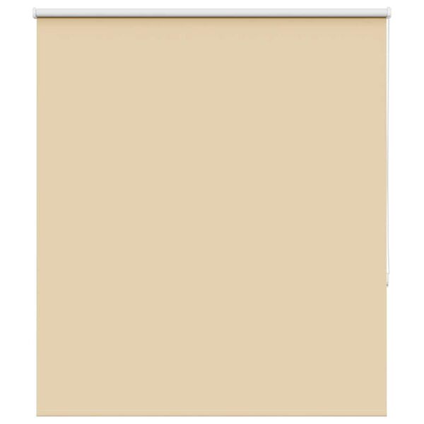 vidaXL Rolgordijn verduisterend 125x175 cm stofbreedte 121,6 cm beige