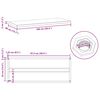 vidaXL Wandschappen 2 st 100x40 cm roestvrijstaal zilverkleurig