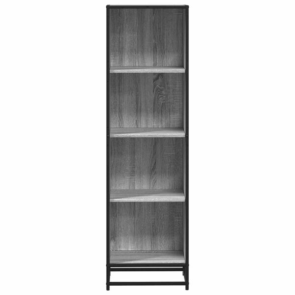 vidaXL Boekenkast 40x35x139 cm bewerkt hout grijs sonoma eikenkleurig