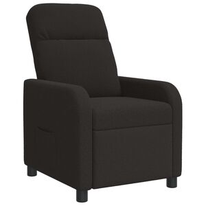 vidaXL Relaxfauteuil Zwart Boucl&eacute;