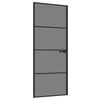 vidaXL Binnendeur 83 x 201,5 cm Gelaagd Glas en Aluminium