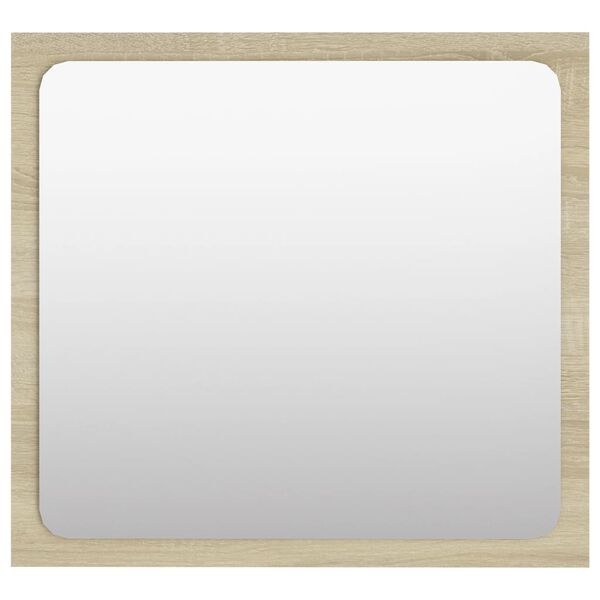 vidaXL Badkamerspiegel 40x1,5x37 cm spaanplaat sonoma eikenkleurig