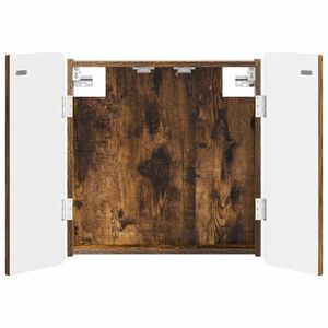 vidaXL Dartbord Kabinet ZWOLLE Gerookt eiken 52,5 x 10,5 x 57,5 cm
