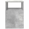 vidaXL Bijzettafel 2 pcs Beton Grijs 30,5 x 30 x 45 cm Bewerkt hout