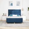 vidaXL Bedframe met hoofdeinde Blauw 160 x 200 cm Stof