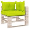 vidaXL 8-delige Loungeset met kussens pallet grenenhout