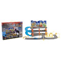 Tender Toys Speelgoedset met 4 auto's 62x31x33 cm grijs en blauw