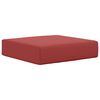 vidaXL Buiten Zitkussen Wijnrood 40 x 40 x 8 cm 100% Polyester