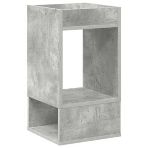 vidaXL Bijzettafel Beton Grijs 30 x 30 x 56 cm Bewerkt hout