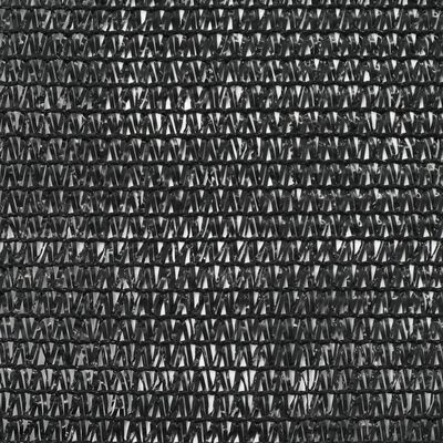 vidaXL Tennisscherm 1,4x25 m HDPE zwart
