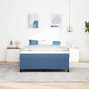 vidaXL Platform bedframe Blauw 160 x 200 cm Stof