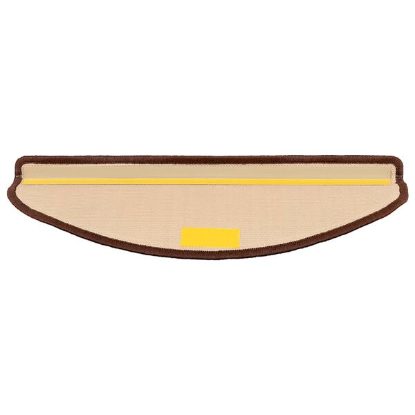 vidaXL Trapmatten zelfklevend 5 st 65x21x4 cm bruin