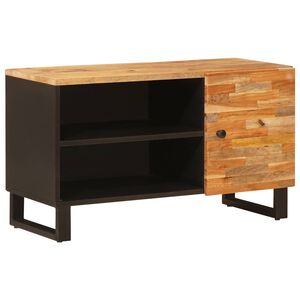 vidaXL TV-kast met plank Bruin 80 x 31,5 x 46 cm Massief Mango Hout
