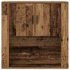 vidaXL Wandkast met plank Oud Hout 80 x 33 x 80 cm Bewerkt hout