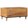 vidaXL Salontafel Naturel 80 x 50 x 40 cm Massief Mango Hout