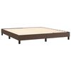 vidaXL Boxspring bed kunstleer bruin 180x200 cm