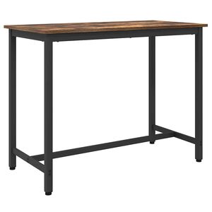 vidaXL Tafel Gerookt eiken 100 x 50 x 76,5 cm