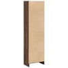 vidaXL Boekenkast 40x24x143 cm bewerkt hout bruin eikenkleurig