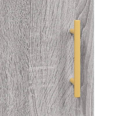 vidaXL Wandkast 60x31x60 cm bewerkt hout grijs sonoma eikenkleurig