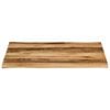 vidaXL Tafelblad met natuurlijke rand 110x80x2,5 cm massief mangohout